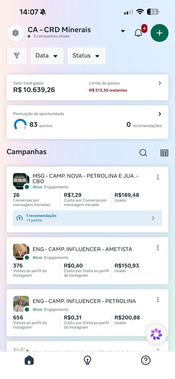 Dashboard de resultado 3